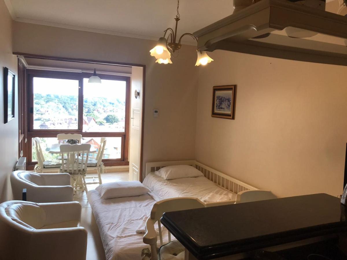 Flat Gramado Centro - Proximo Da Rua Coberta Lejlighed Eksteriør billede